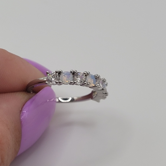 Silver gemstone ring, size 7. Charmed aroma. Appraised - Picture 10 of 12